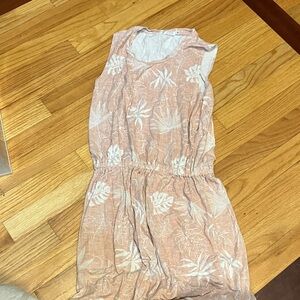 Carve Designs Peach and White Jumpsuit lr